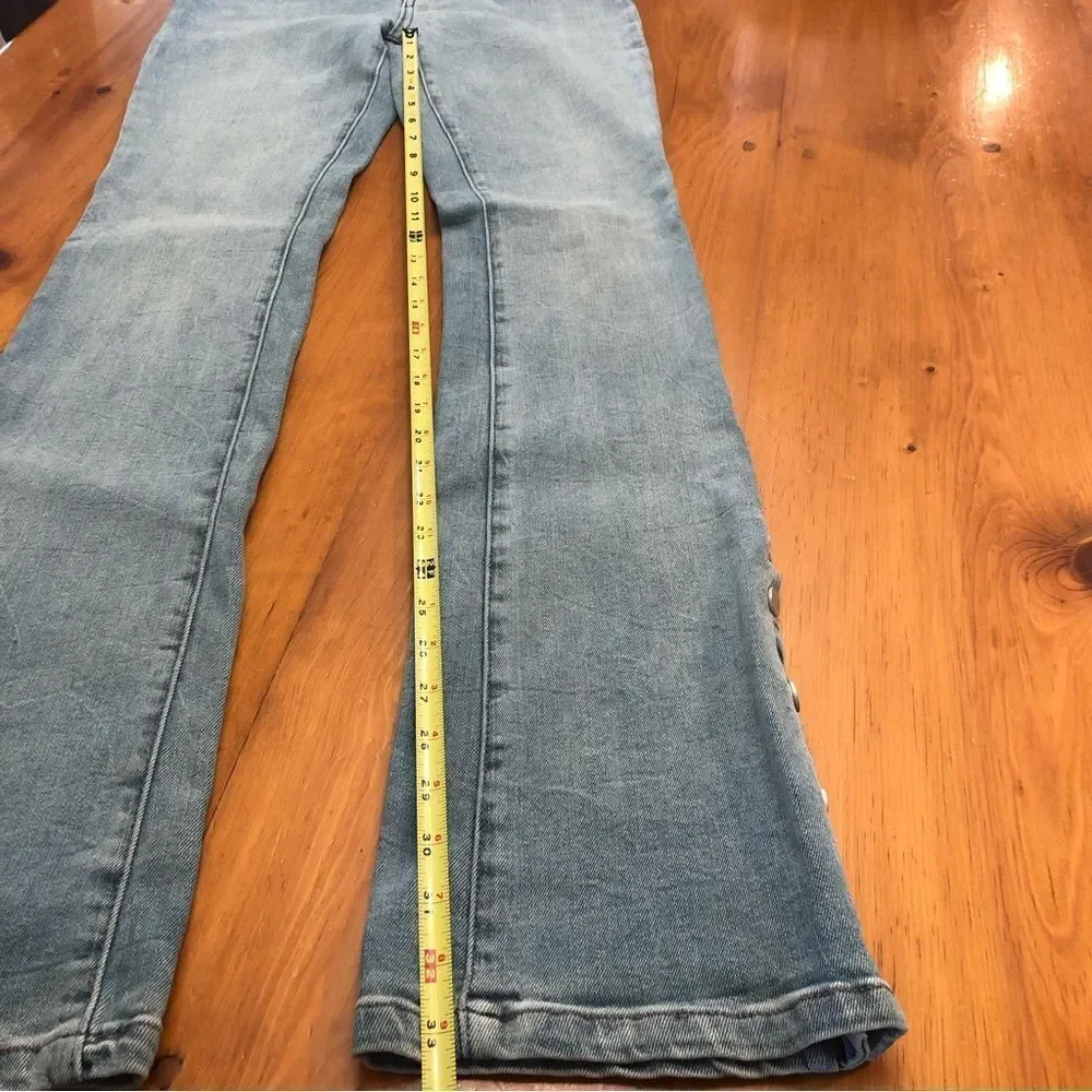 NWT Blank NYC The Hoyt High Rise Mini Flare